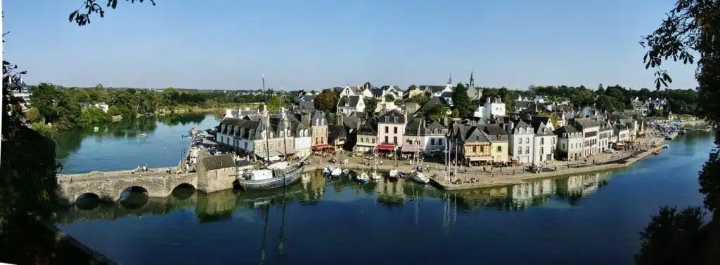 Ville d'Auray en bretagne