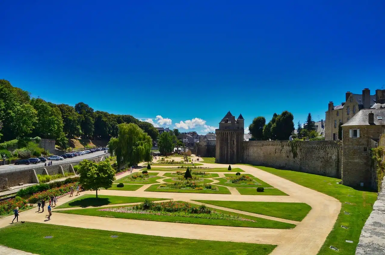 Le jardin des remparts de Vannes